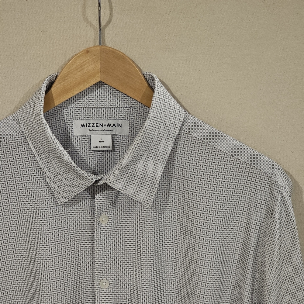 Mizzen + Main Performance Trim Fit Button Down L
